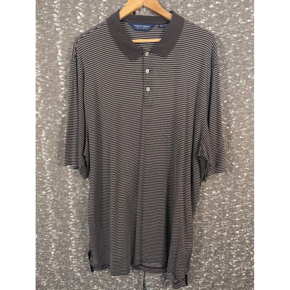 Polo Golf Ralph Lauren Short Sleeve Striped Polo Shirt Men's XXL